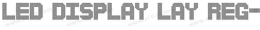 Led Display lay Reg字体转换